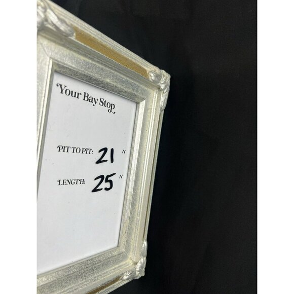 Chico's Weekends Jacket Large Solid Black Lightweight Vented Full Zip Pockets - Picture 10 of 10